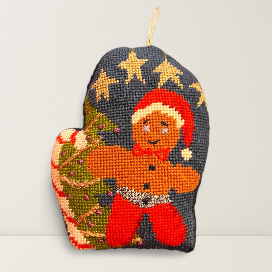 "GINGERBREAD" MITTEN