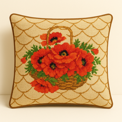 PANIER DE COQUELICOTS