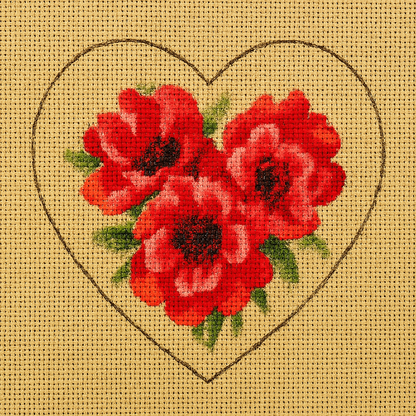 CŒUR "COQUELICOTS"