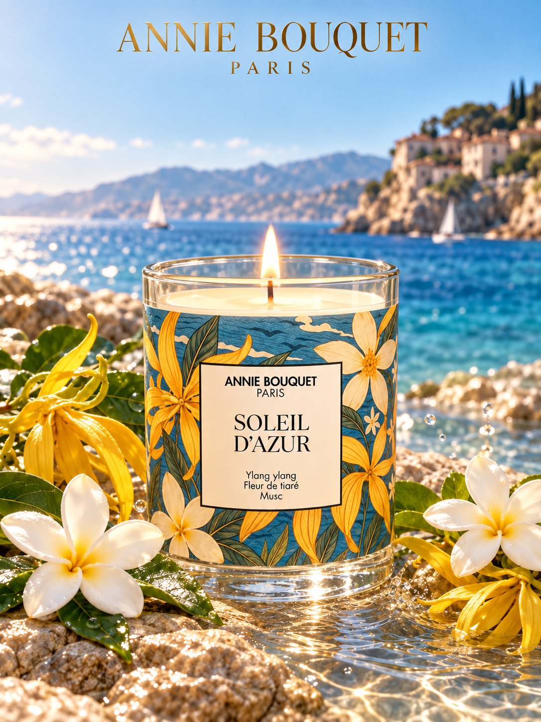Scented Candle "Azure Sun"