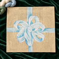 Blue Ribbon Bow - Canvas Annie Bouquet Paris