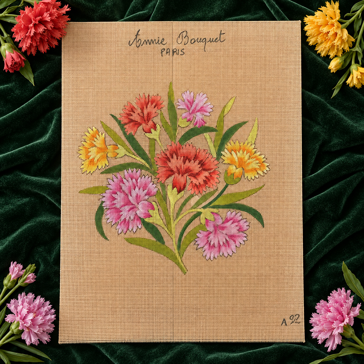 Le bouquet d'œillets