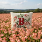 INITIALES EN CLOCHETTES CORAIL