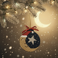 BOULE "LUNE FESTIVE"