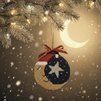 BOULE "LUNE FESTIVE"