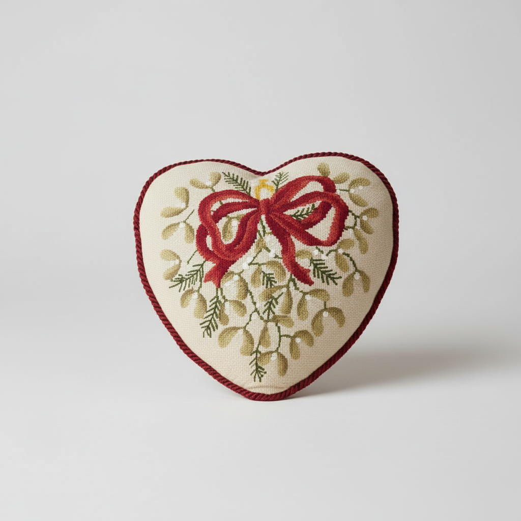 MISTLETOE CHRISTMAS HEART
