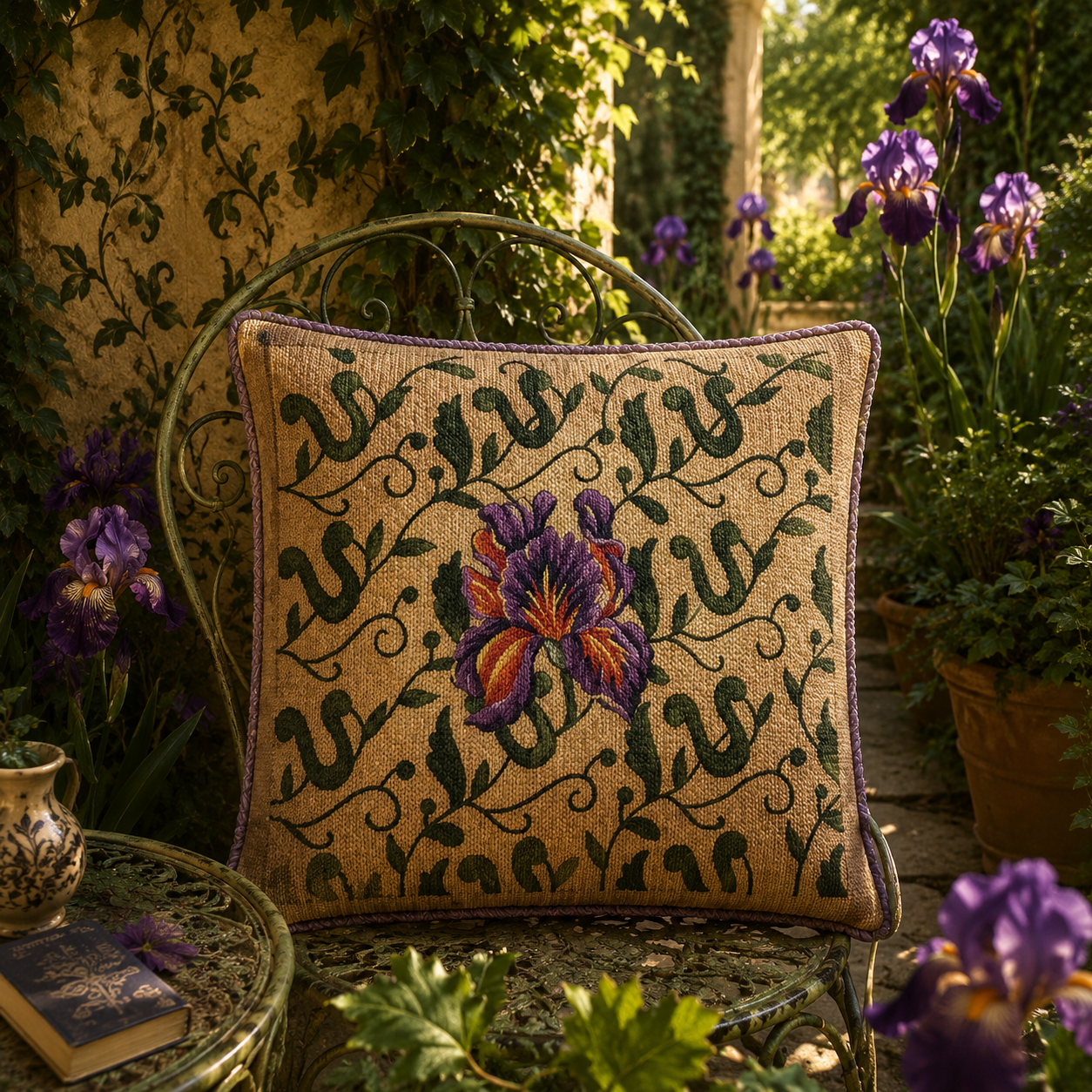 The trellised iris