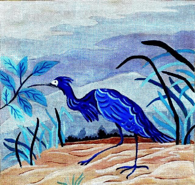 L'Aigrette Bleue - Annie Bouquet, Tapisserie De France 