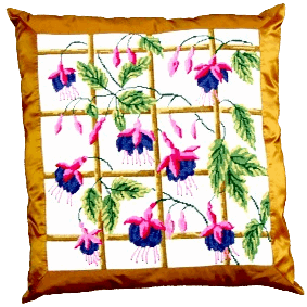 Le Treillis de Fuchsias - Annie Bouquet, Tapisserie De France 