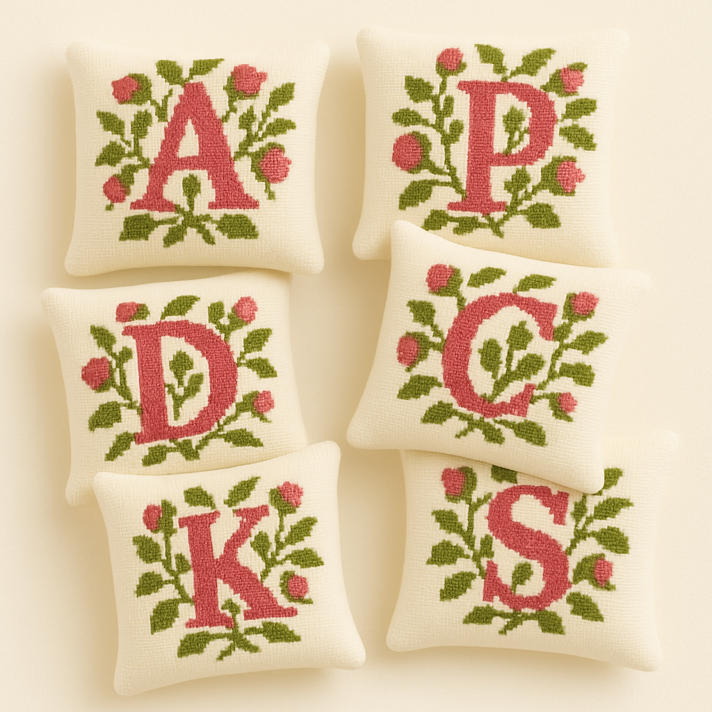 INITIALS IN ROSES