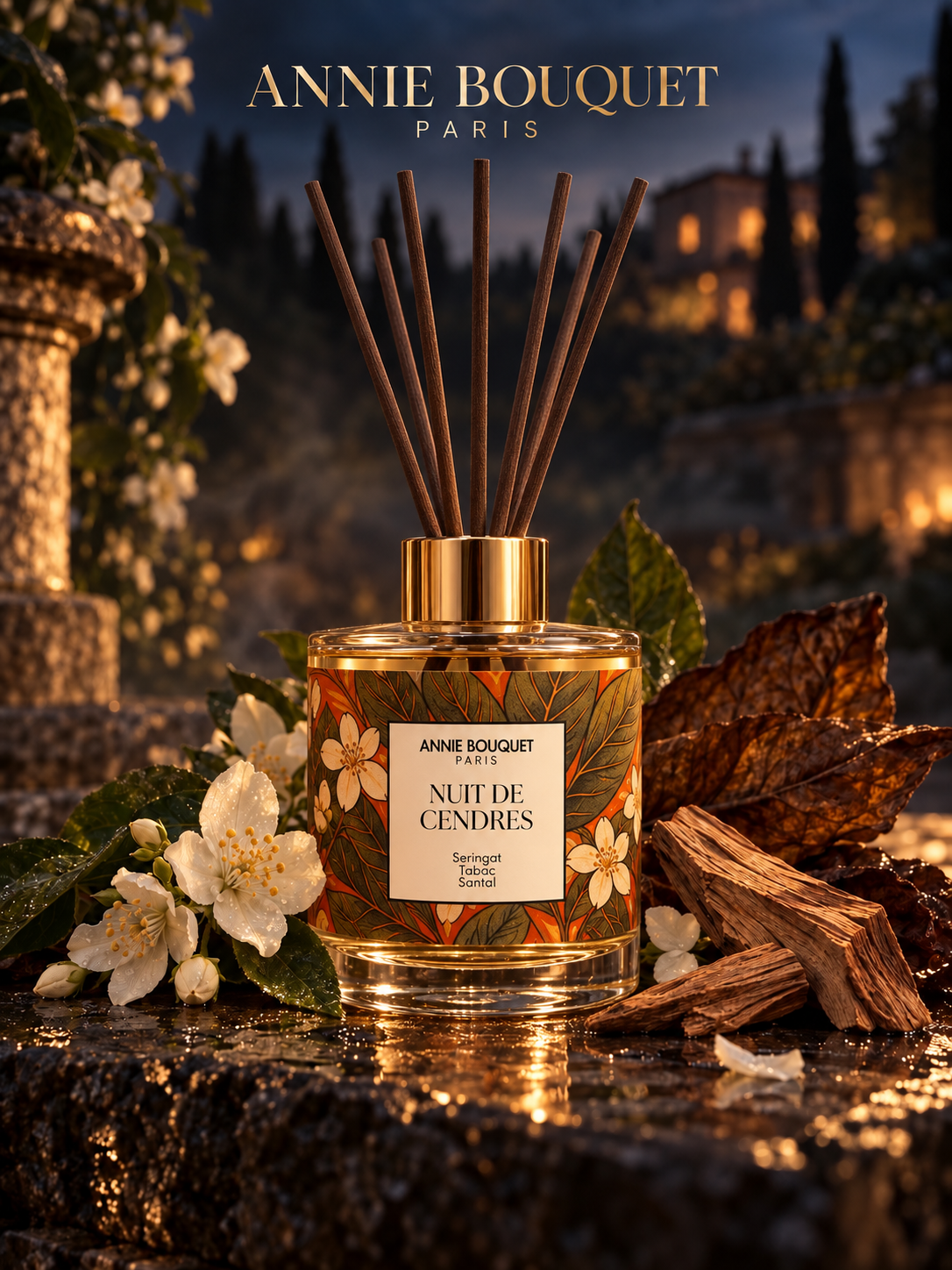 Diffuseur Parfumé "Nuit de Cendres"
