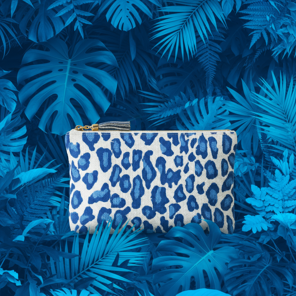 "BLUE FAWN" POUCH 