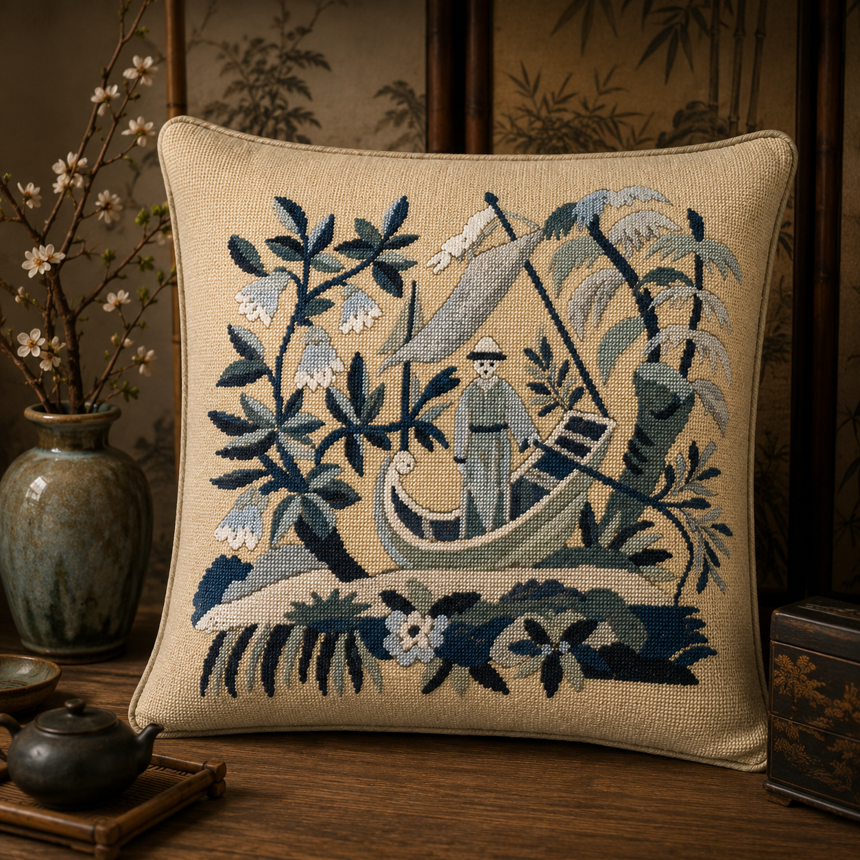 Batelier en Toile de Jouy
