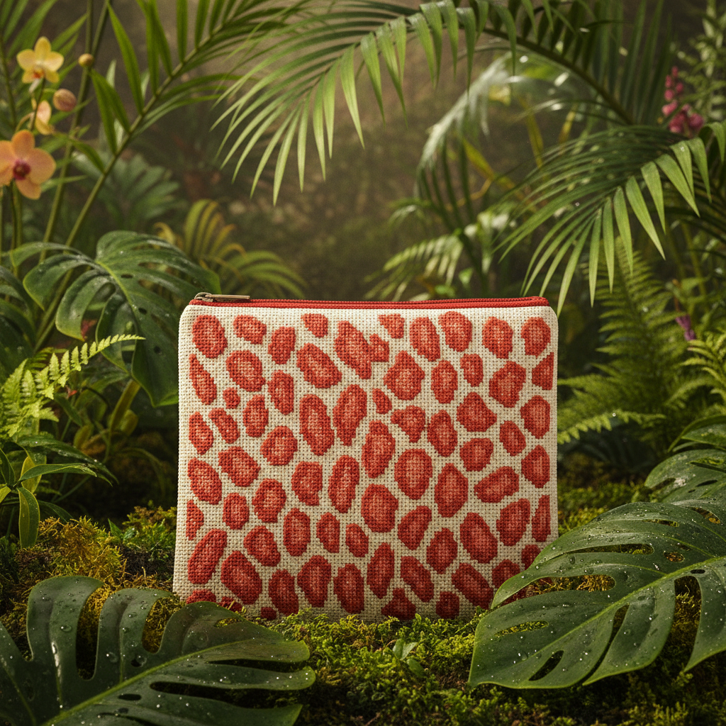 "LEOPARD SUNRISE" POUCH 