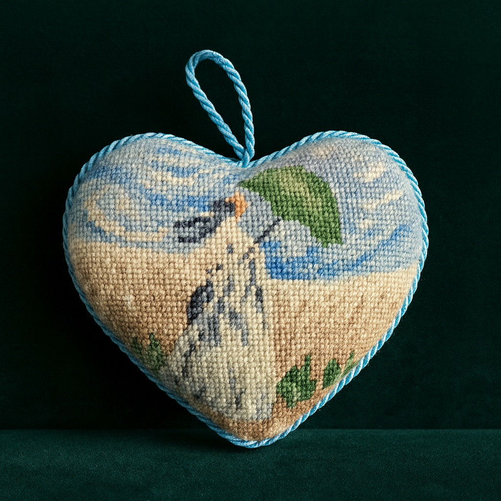 HEART “WOMAN WITH GREEN UMBRELLA” 