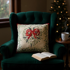 ORNATE MISTLETOE CHRISTMAS HEART