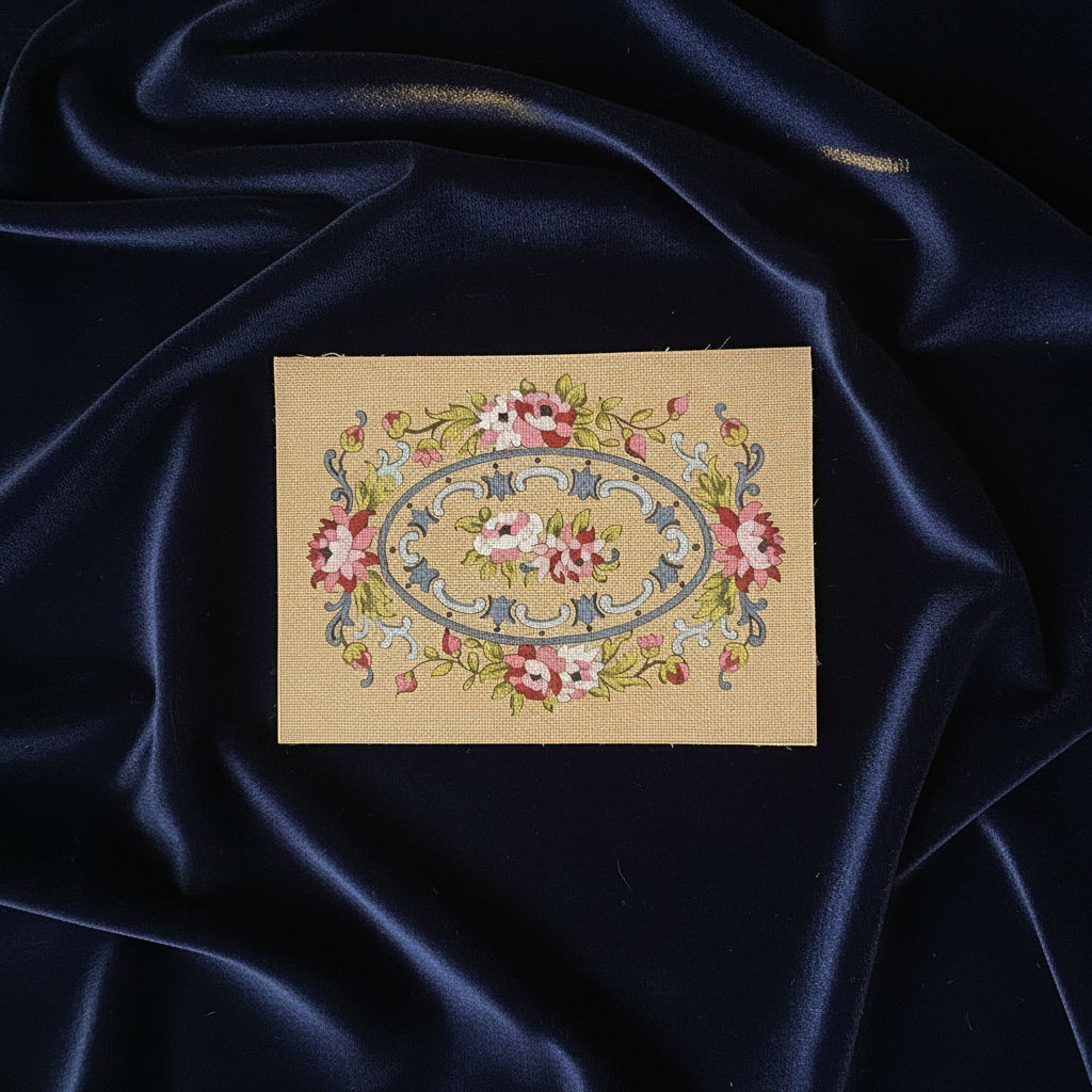 L'ovale de roses