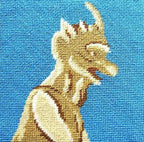 Gargouille de Notre-Dame - Annie Bouquet, Tapisserie De France 