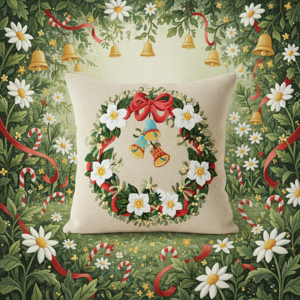 THE CROWN WITH WHITE FLOWERS