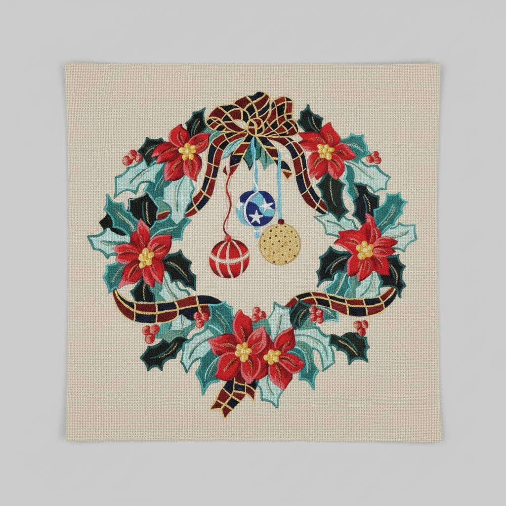 THE CROWN WITH RED FLOWERS