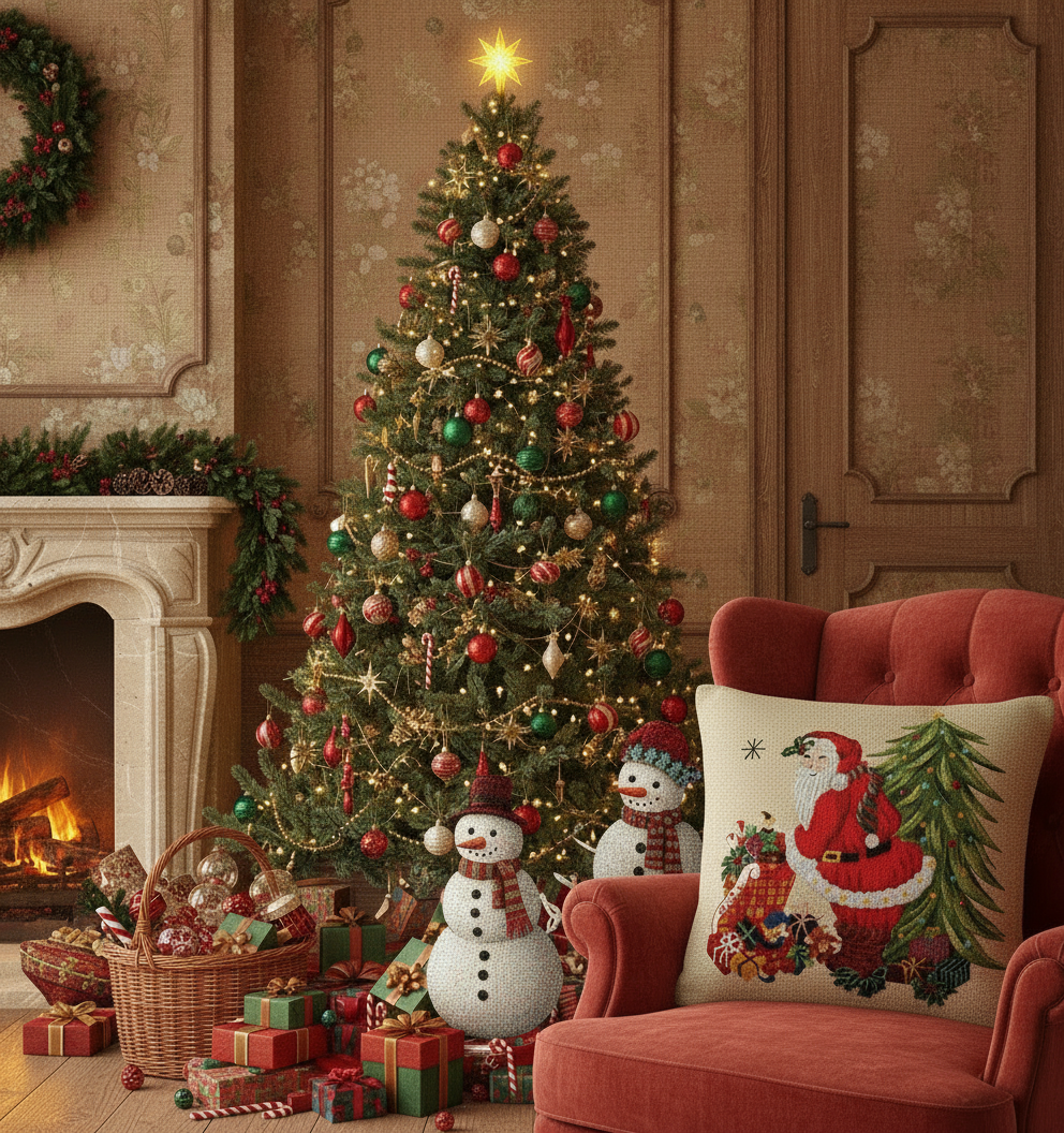 SANTA CLAUS AND HIS GIFTS