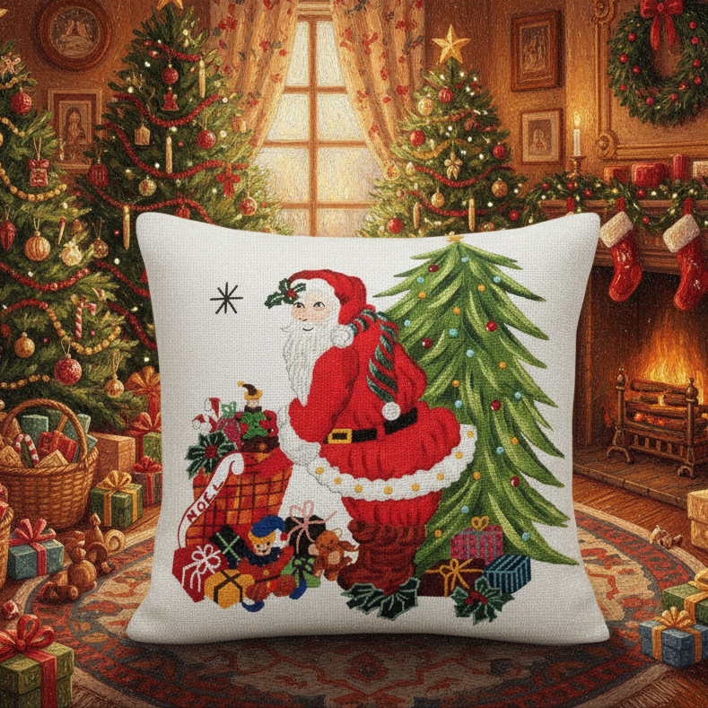 SANTA CLAUS AND HIS GIFTS