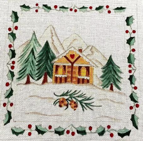 Le Refuge au Pied des Montagnes - Annie Bouquet, Tapisserie De France 