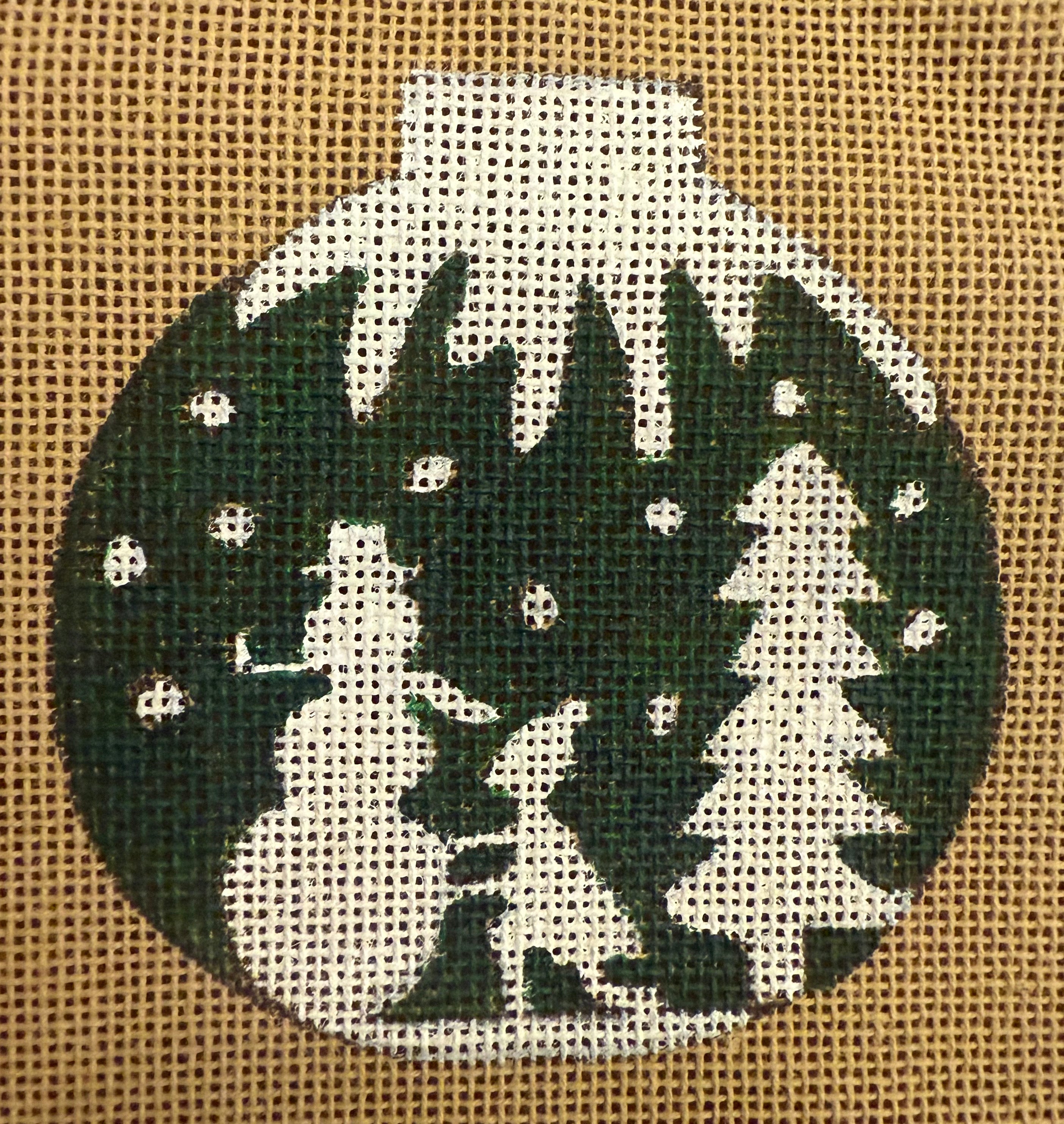 Boule "L’ombre de Noël" - Annie Bouquet, Tapisserie De France 