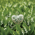 "LILY OF THE VALLEY" HEART