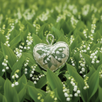 "LILY OF THE VALLEY" HEART