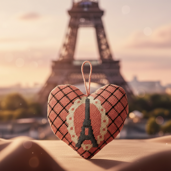 Heart of Paris - Hand-Painted Canvas Paris | Tapestry Kit – Annie