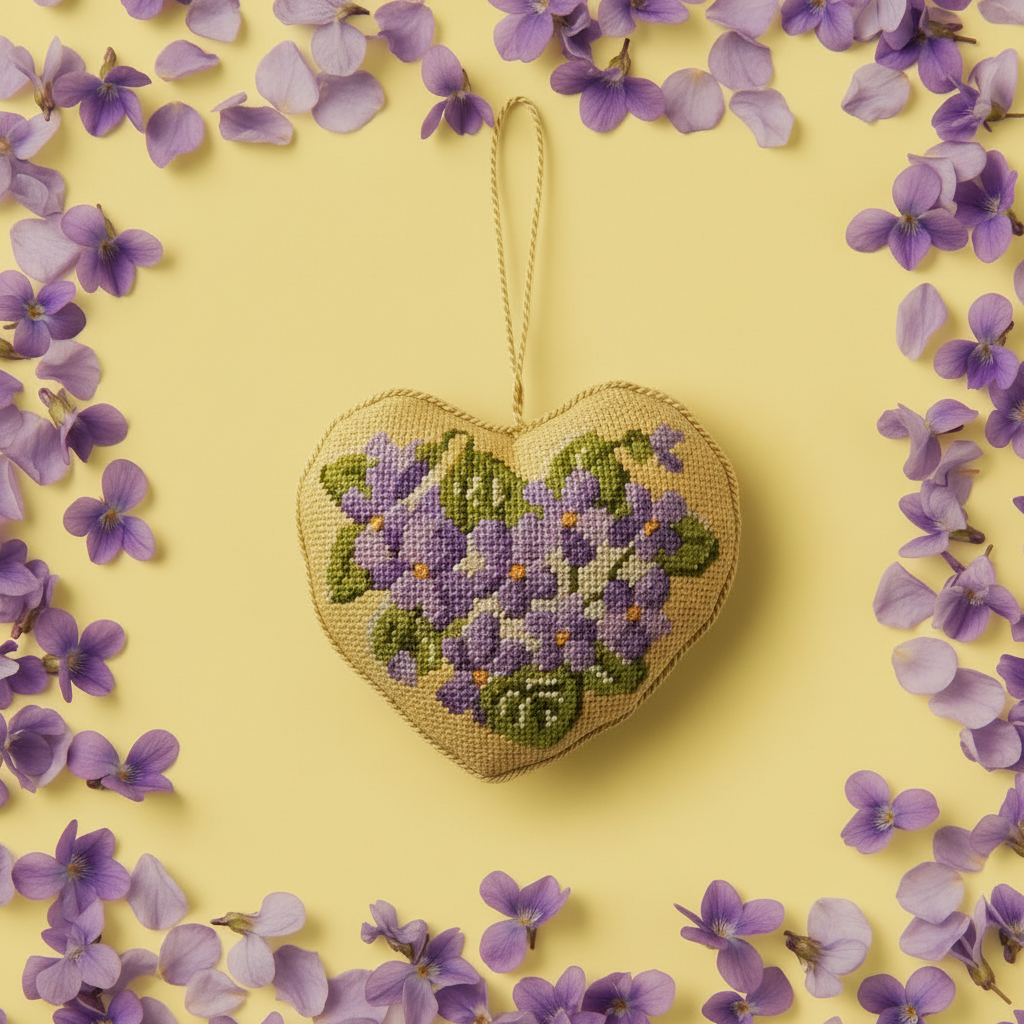 "VIOLETS" HEART