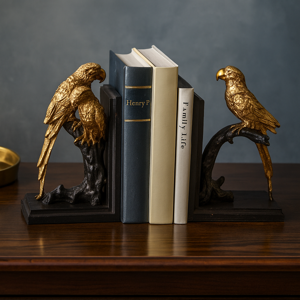 BOOKENDS - THE TWILIGHT PARROTS