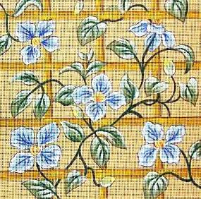 Le Treillis de Clématites - Annie Bouquet, Tapisserie De France 