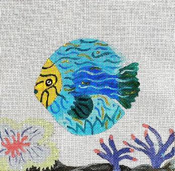 Le Discus Fish - Annie Bouquet, Tapisserie De France 