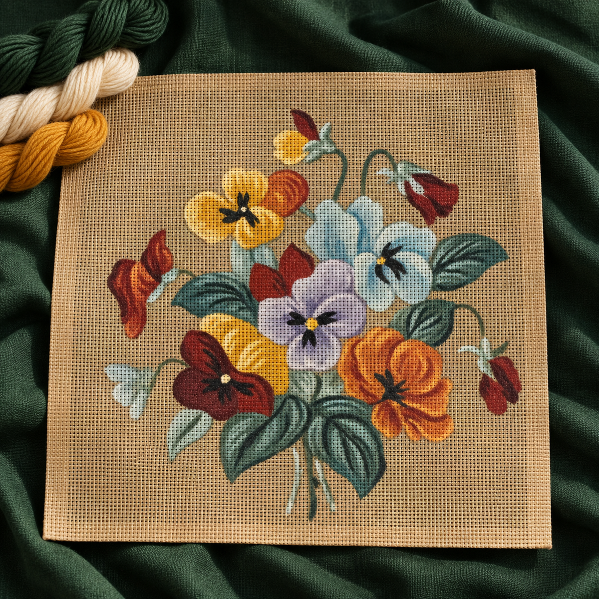 Bouquet de pensées d'automne