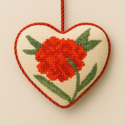 "PEONY" HEART