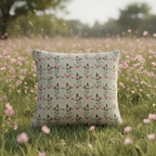 CROISILLON FLORAL EN ROSE LOUIS XVI