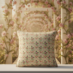 CROISILLON FLORAL EN ROSE LOUIS XVI