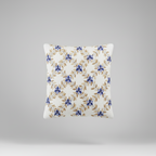 CROISILLONS FLORAUX EN CAMAÏEU DE BLEU