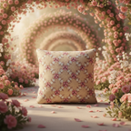 DENTELLE FLORALE DE ROSES