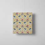 LE CROISILLON FLORAL DORÉ