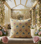 LE CROISILLON FLORAL DORÉ