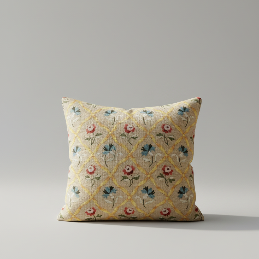 LE CROISILLON FLORAL DORÉ