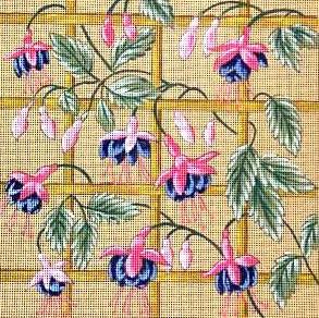 Le Treillis de Fuchsias - Annie Bouquet, Tapisserie De France 