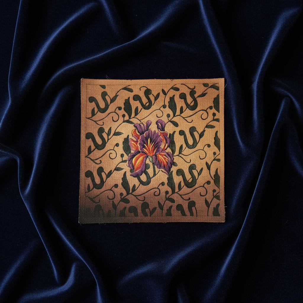 L'IRIS SUR TREILLE (01170b)