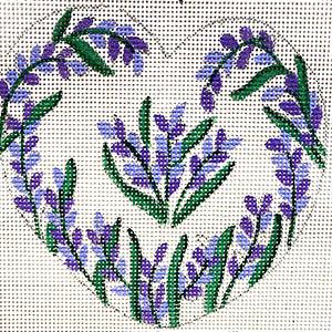 Cœur Provençal à la Lavande - Annie Bouquet, Tapisserie De France 