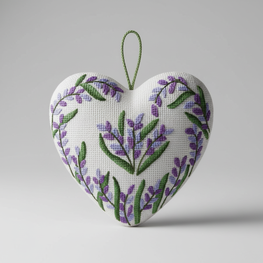 "LAVENDER" HEART