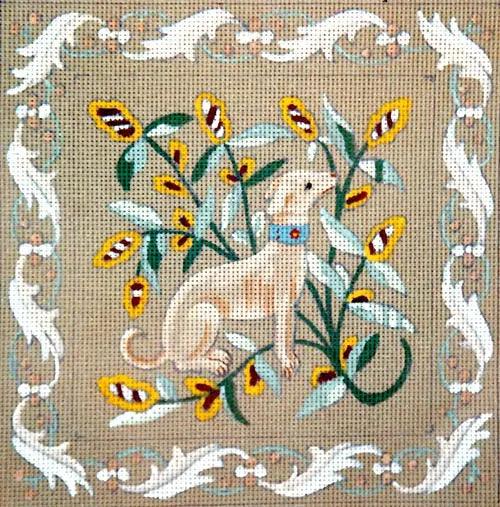 La Levrette Élégante - Annie Bouquet, Tapisserie De France 