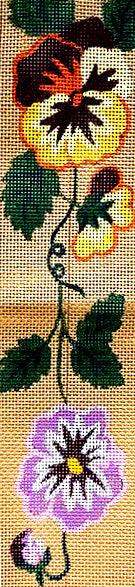 Étui « Pensées en Fleurs Colorées » - Annie Bouquet, Tapisserie De France 